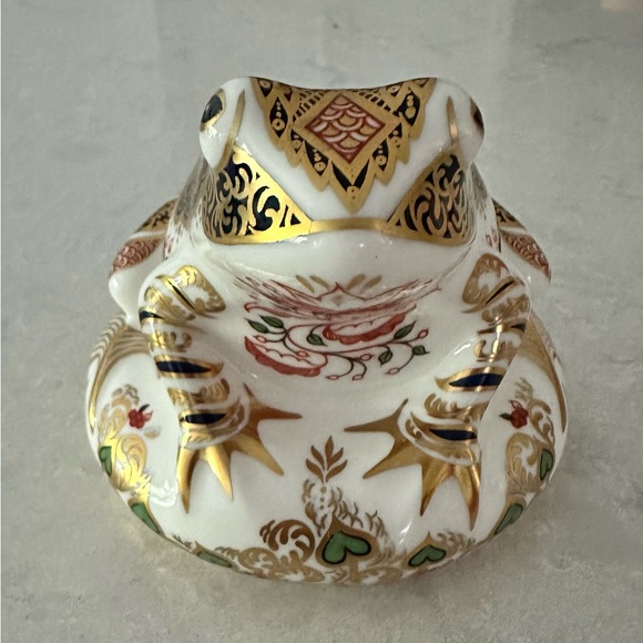 Royal Crown Derby Old Imari Frog Paperweight - Picture 2 of 7
